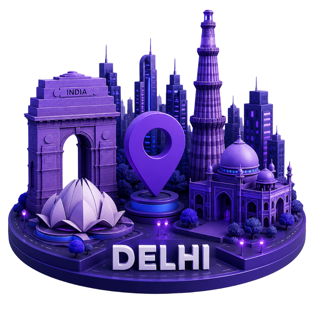 Delhi Map